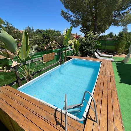 Nomada, Chalet Con Piscina En 알칼라데과다이라 외부 사진