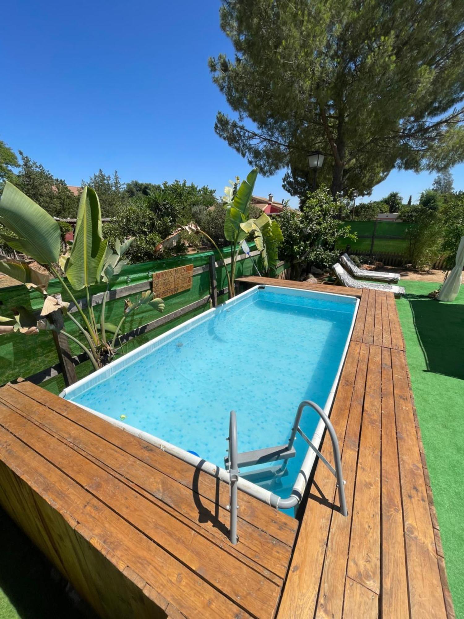 Nomada, Chalet Con Piscina En 알칼라데과다이라 외부 사진